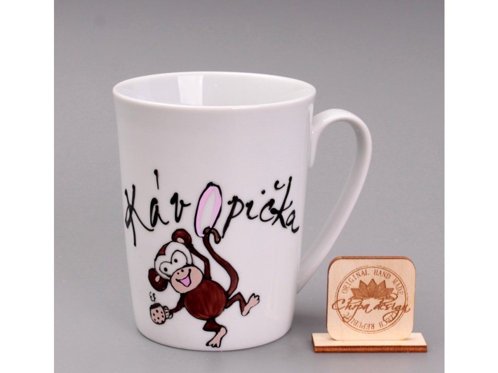 Porcelánový hrnek - kávopička