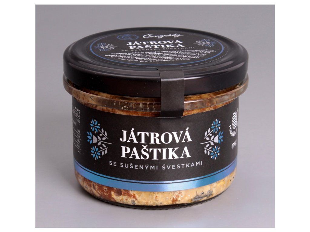 Játrová paštika se sušenými švestkami 170 g