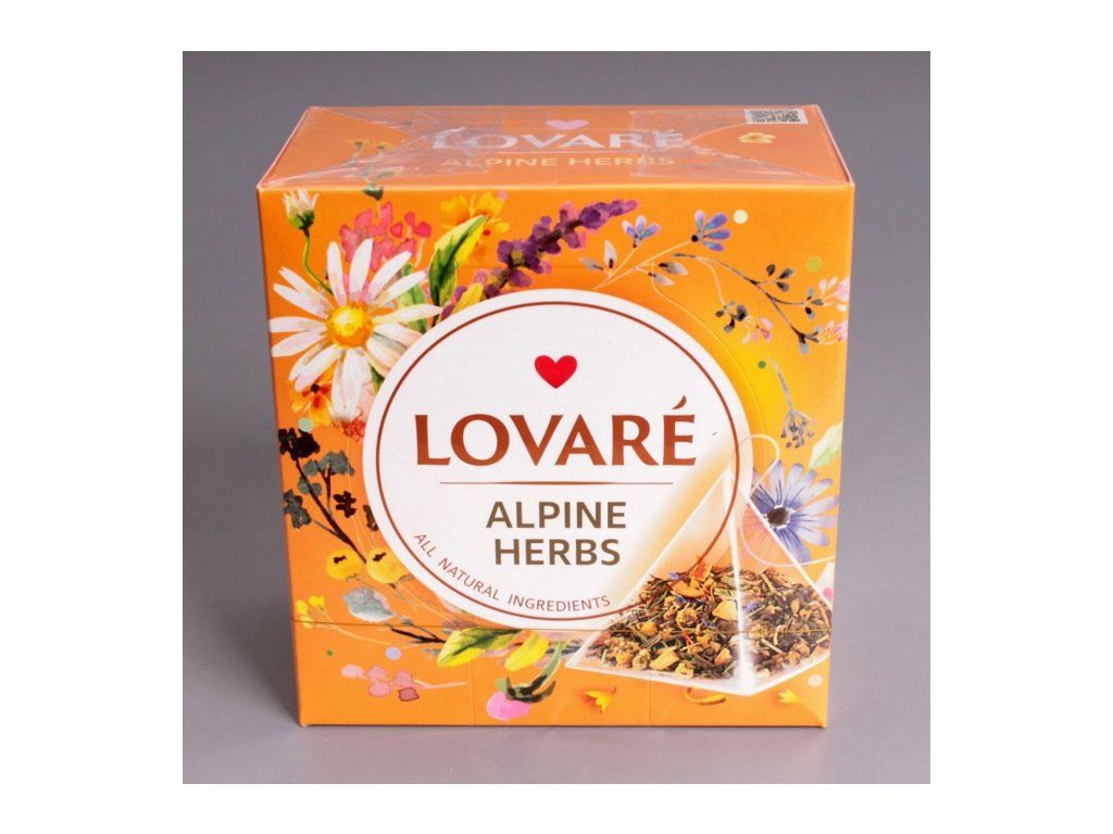 Bylinný čaj LOVARÉ Alpine Herbs 30 g, 15 pyramidových sáčků