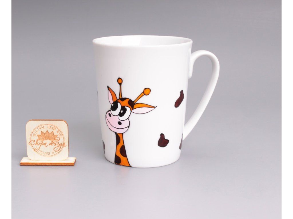 Porcelánový hrnek Žirafa