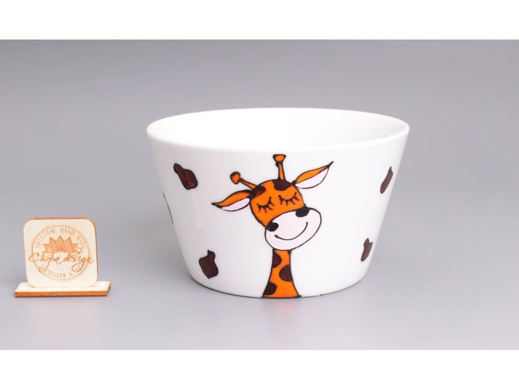Porcelánová miska Žirafa