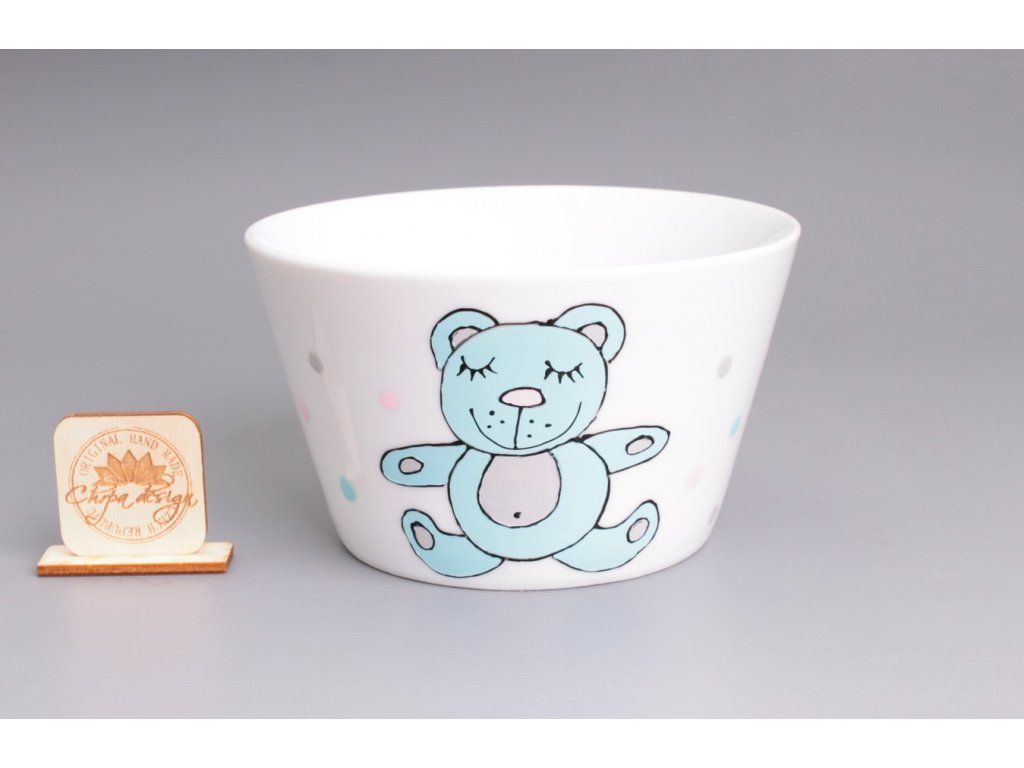 Porcelánová miska Medvídek