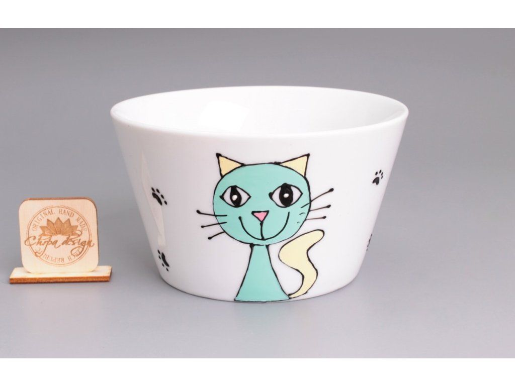Porcelánová miska Kočička