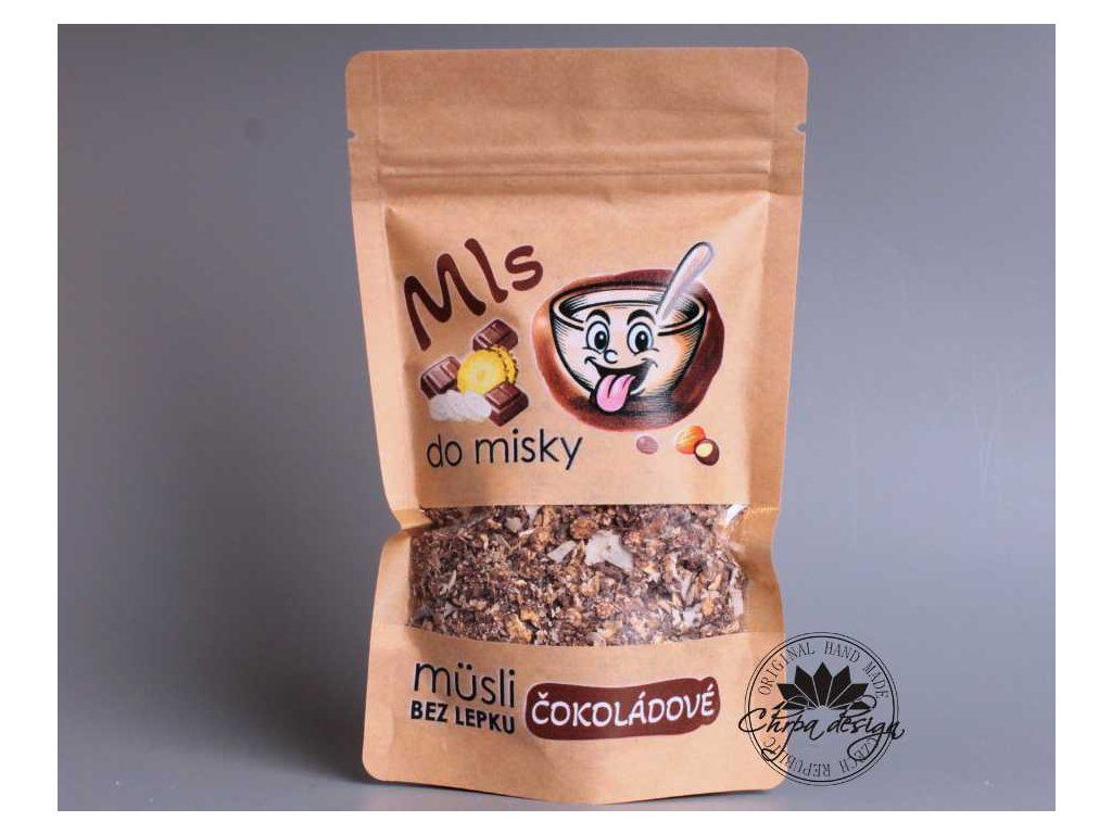 Mls do misky čokoládové müsli bez lepku 80 g