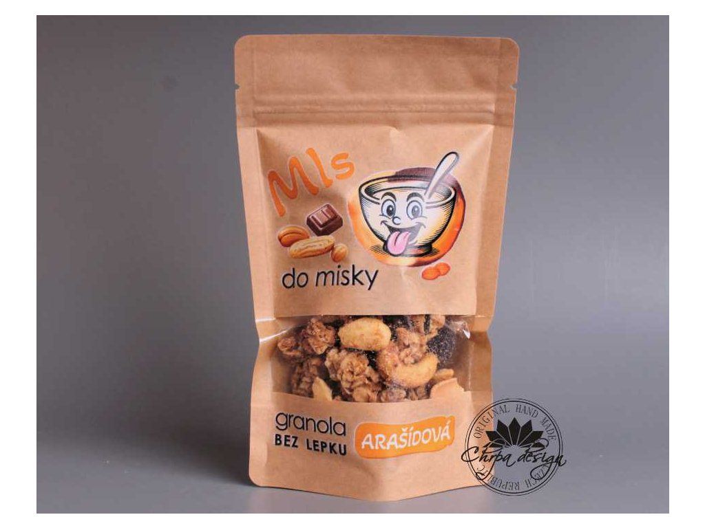 Mls do misky granola arašídová bez lepku 80 g