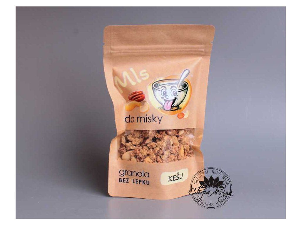 Mls do misky granola kešu bez lepku 80 g