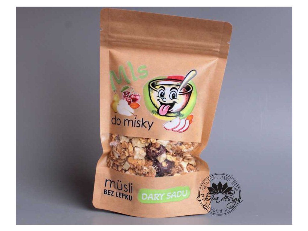 Mls do misky müsli Dary sadu bez lepku 80 g