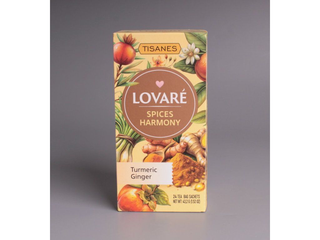 Bylinkový čaj LOVARÉ Spices Harmony 43,2 g, 24 čajových sáčků