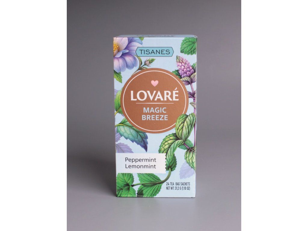 Bylinkový čaj LOVARÉ Magic Breeze 31,2 g, 24 čajových sáčků