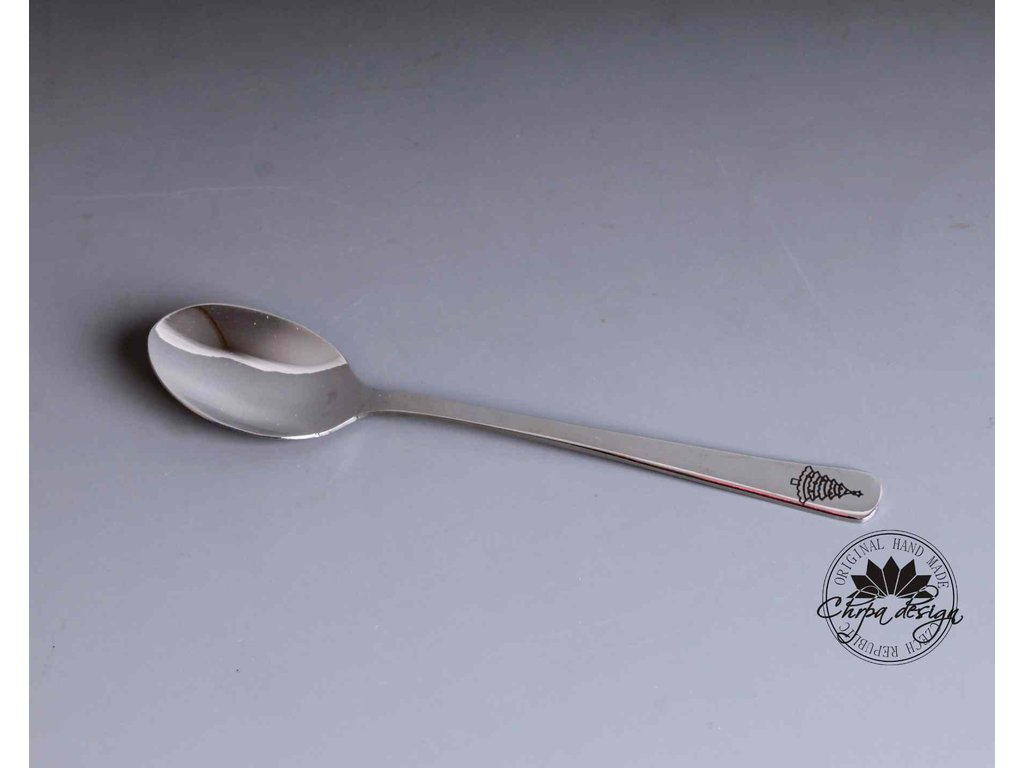 Nerezová lžička 13,5 cm - Stromeček