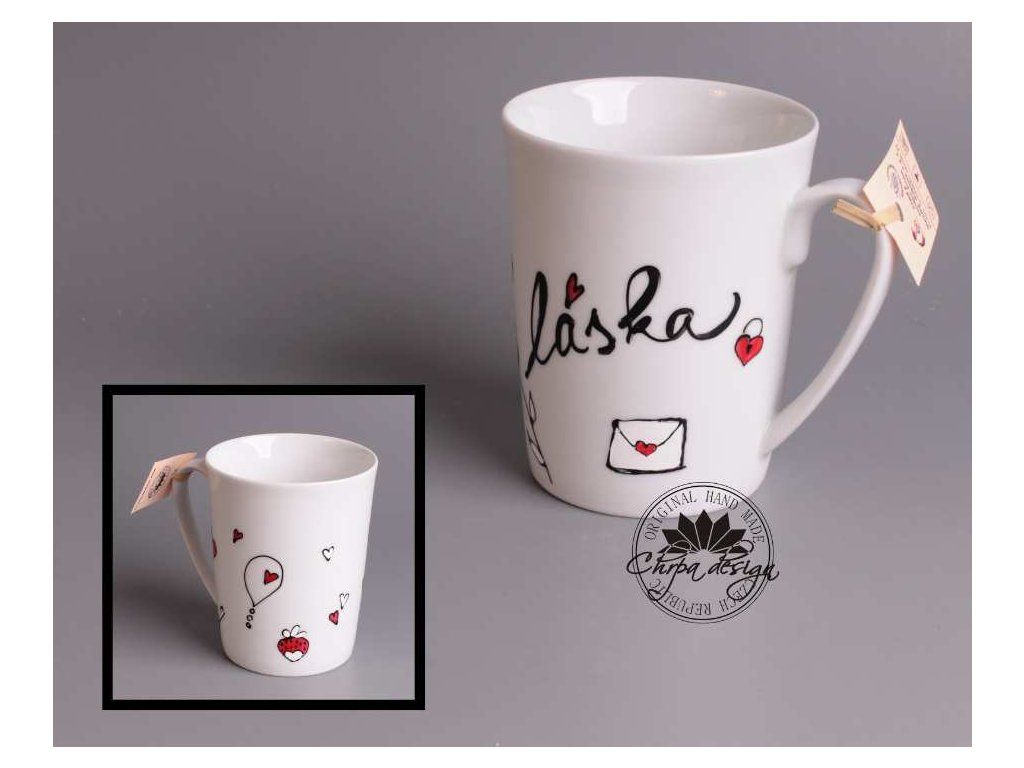 Porcelánový hrnek Láska, láska