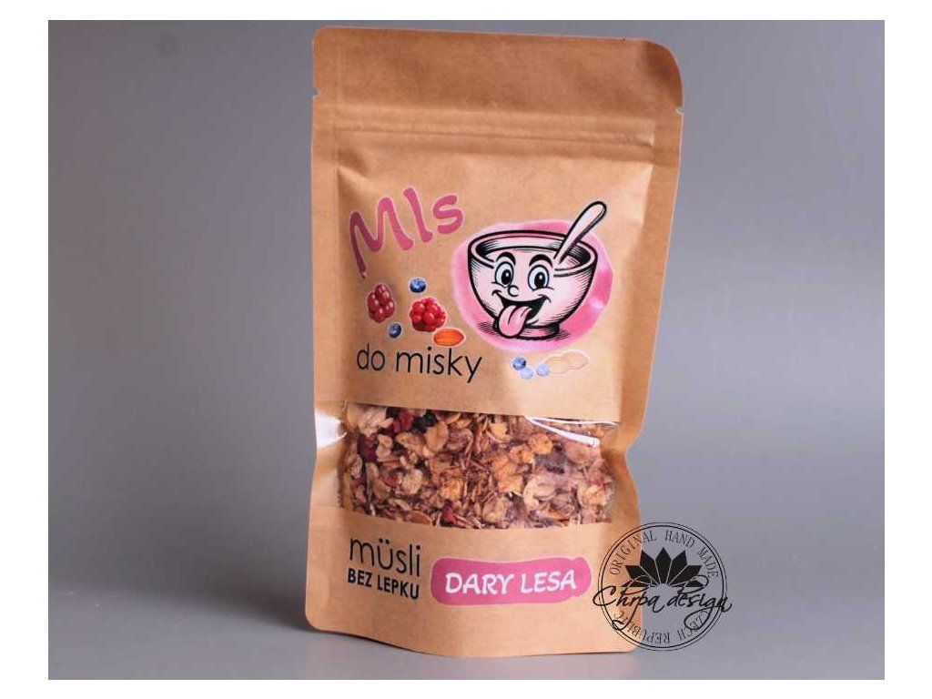 Mls do misky müsli Dary z lesa bez lepku 80 g