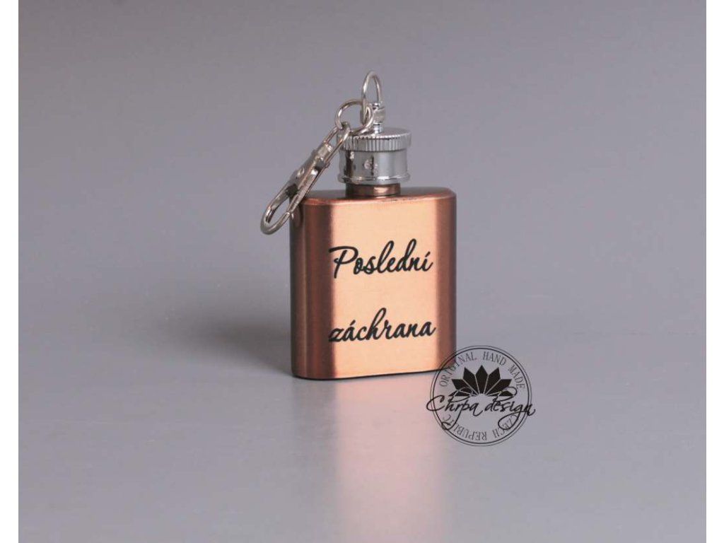 Placatečka přívěšek - hnědá, poslední záchrana