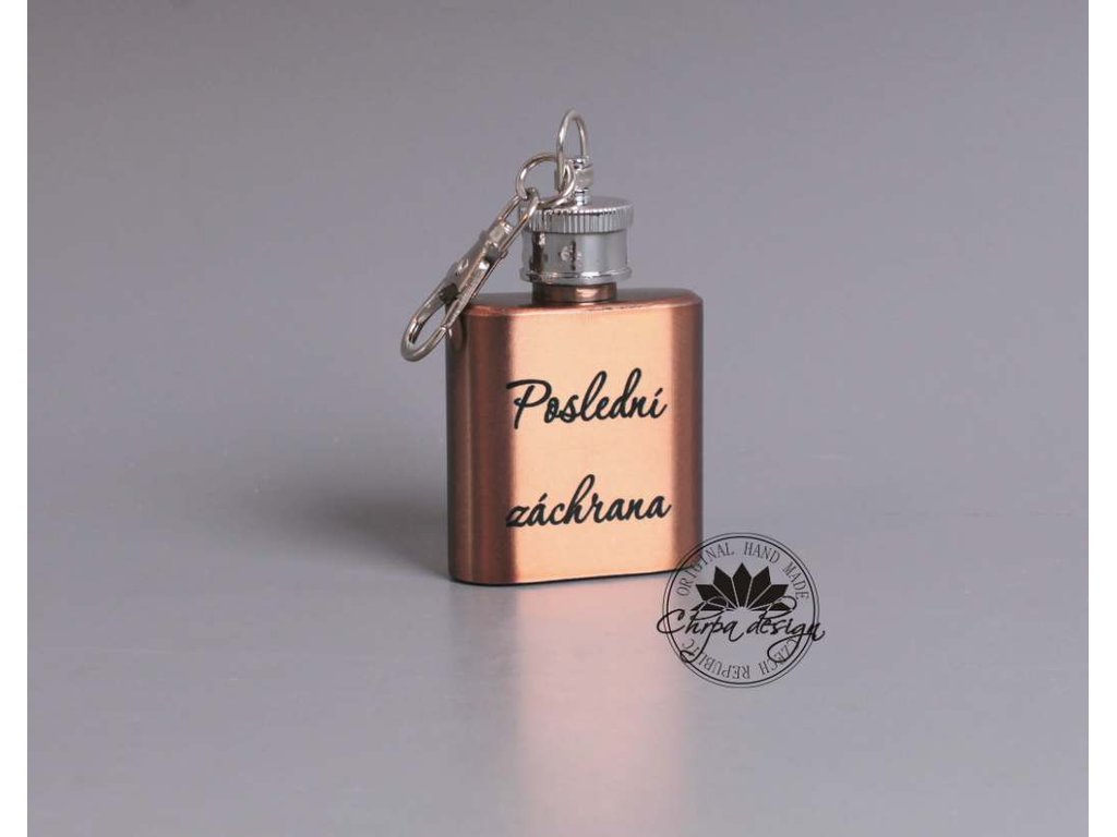 Placatečka přívěšek - hnědá, poslední záchrana