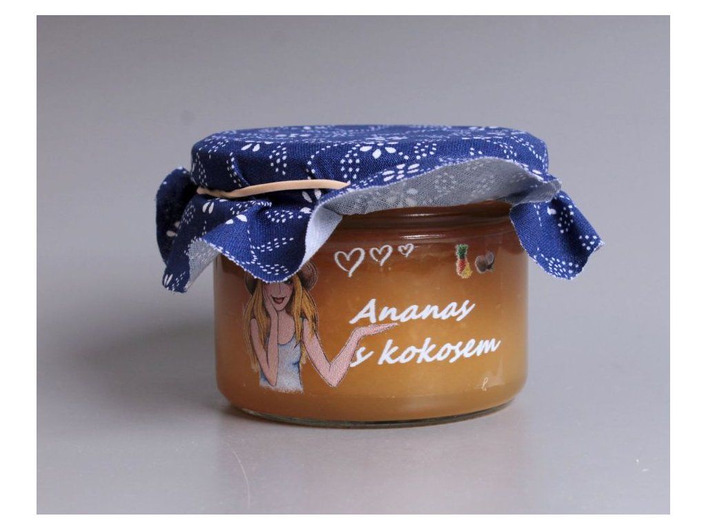 Domácí džem Ananas s kokosem 250 g