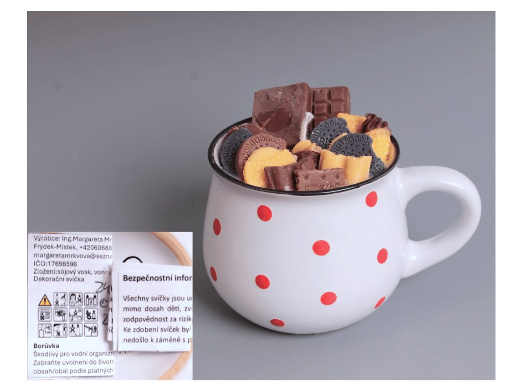 Svíčka velká - cookies