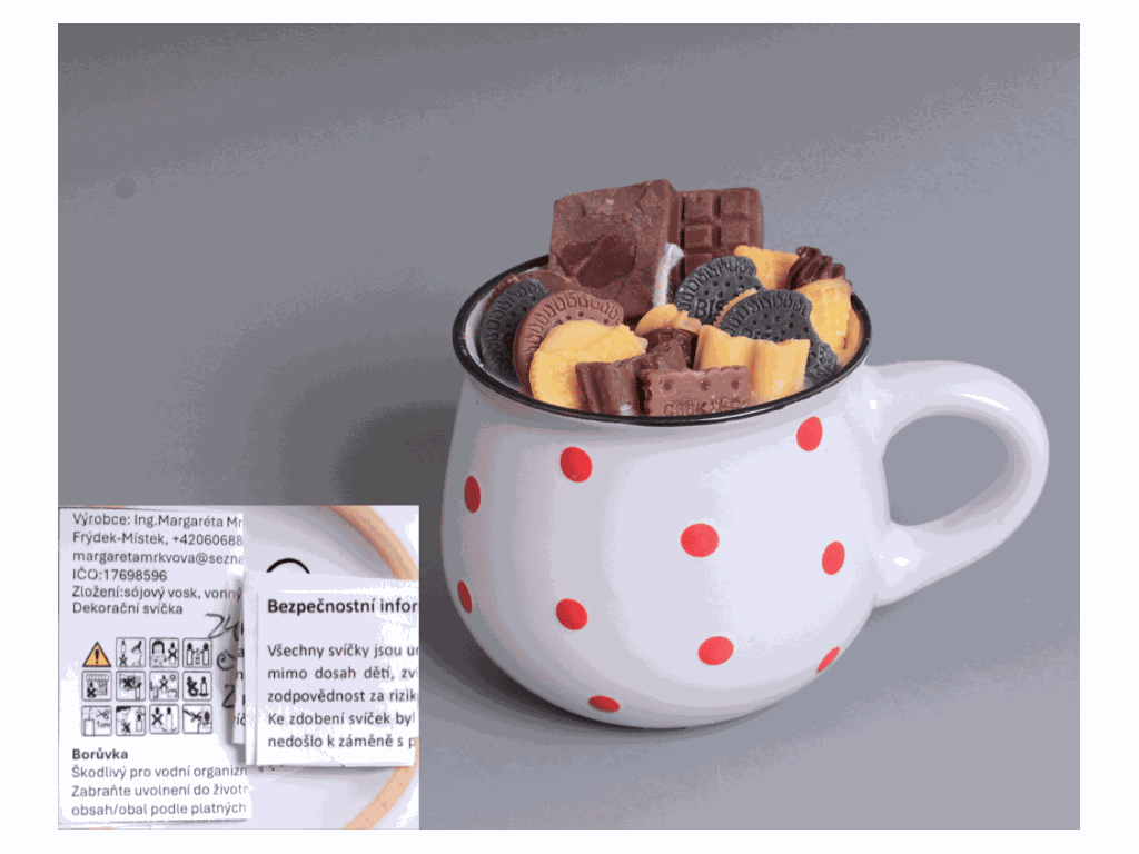 Svíčka velká - cookies