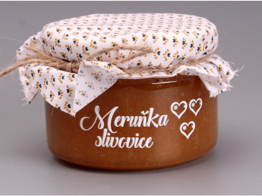 Domácí džem, meruňka slivovice