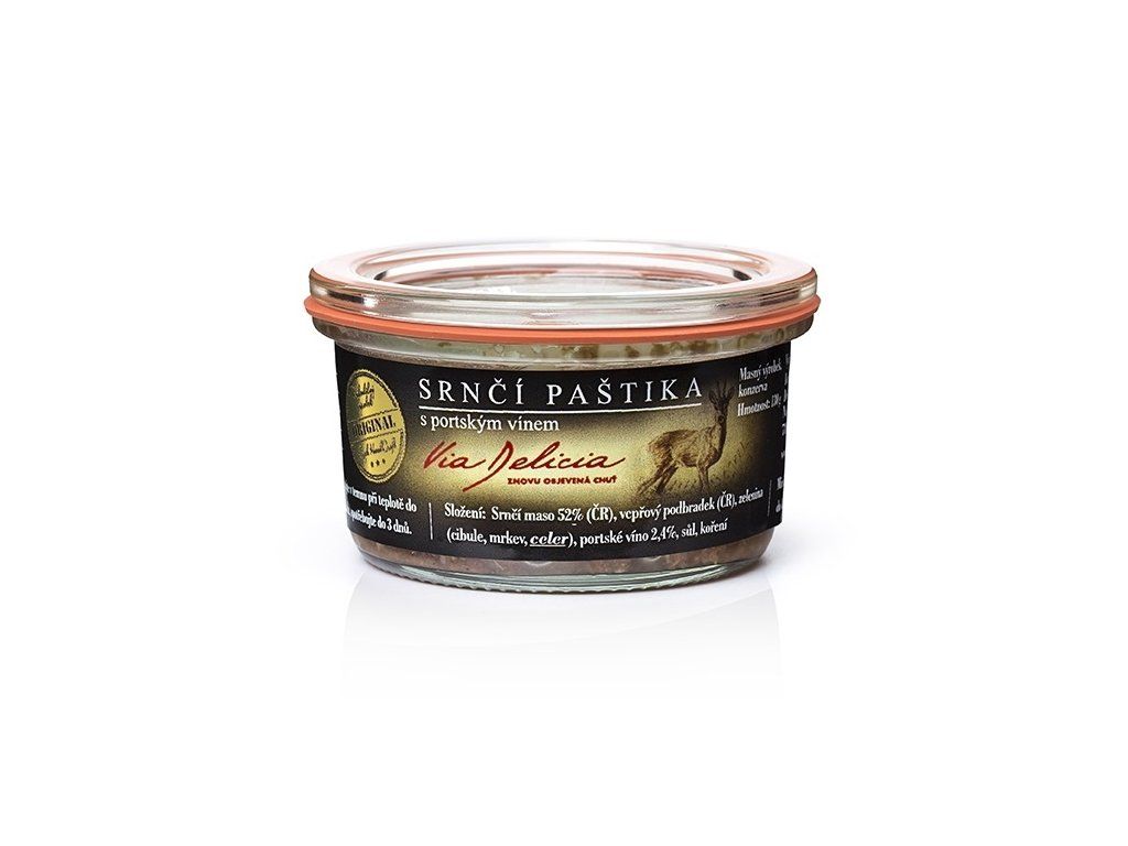 Srnčí paštika s portským vínem 130 g