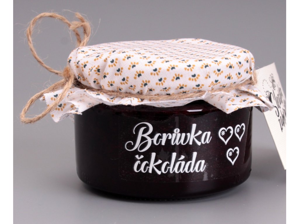 Domácí džem, borůvka čokoláda