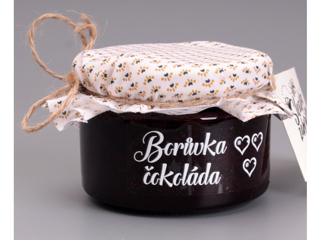 Domácí džem, borůvka čokoláda