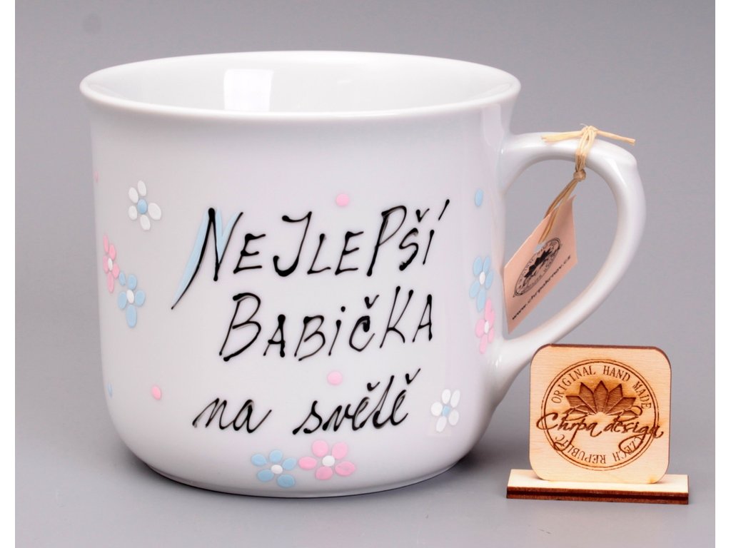 Porcelán hrnek 0,6 L - nejlepší babička