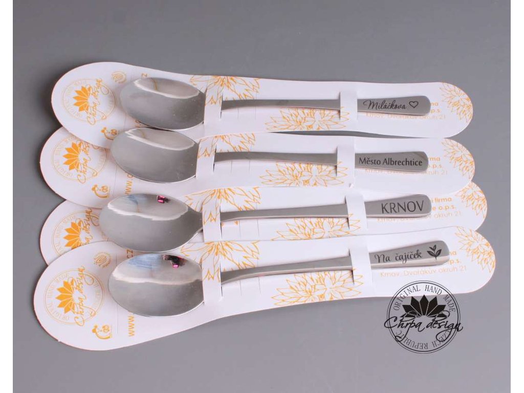 Nerezová lžička - NA ZAKÁZKU 13,5 cm- platba předem