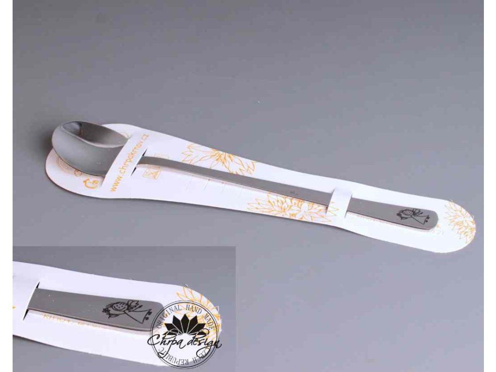 Nerezová lžička Anděl 17 cm
