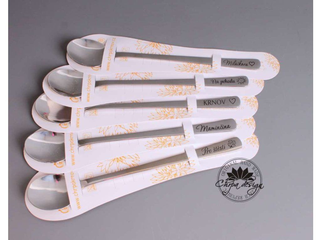 Nerezová lžička - NA ZAKÁZKU 17 cm- platba předem