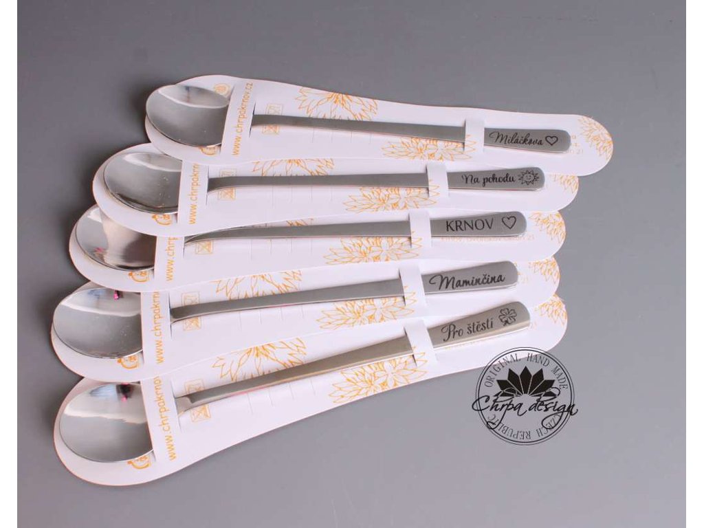 Nerezová lžička - NA ZAKÁZKU 17 cm- platba předem