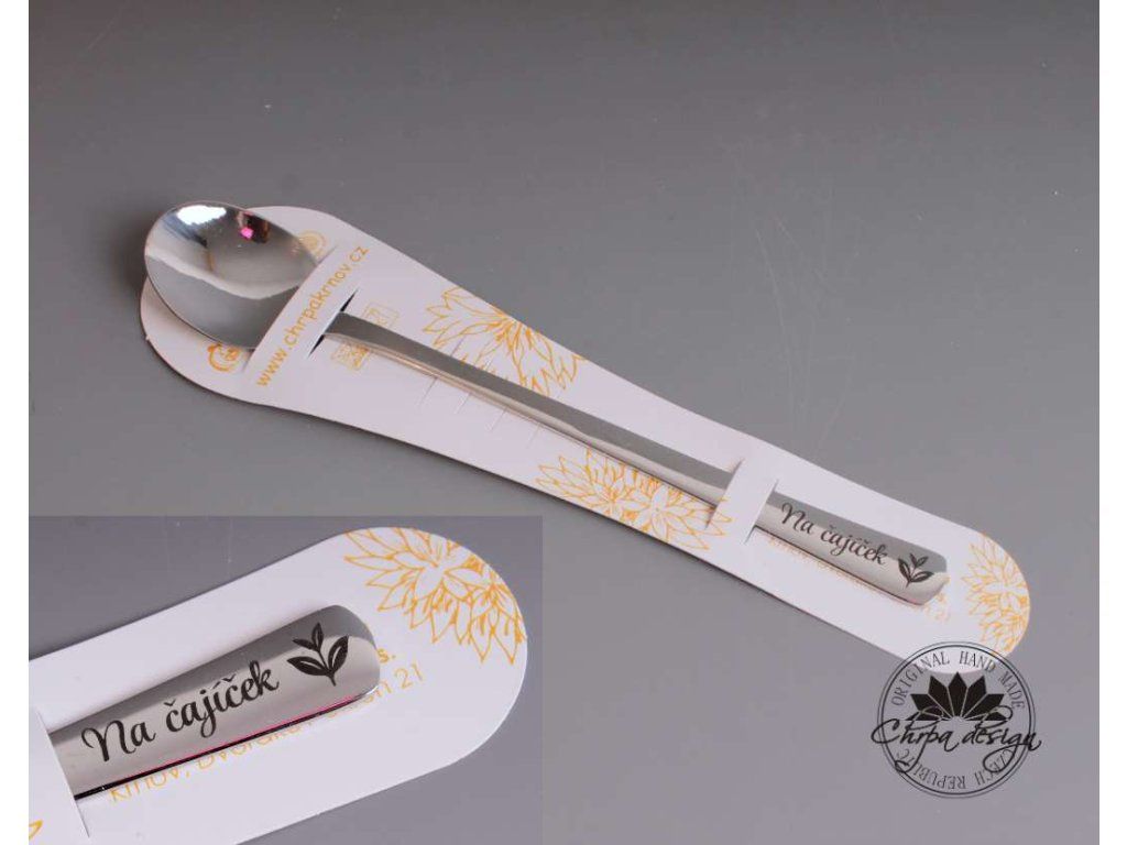 Nerezová lžička 17 cm - Na čajíček