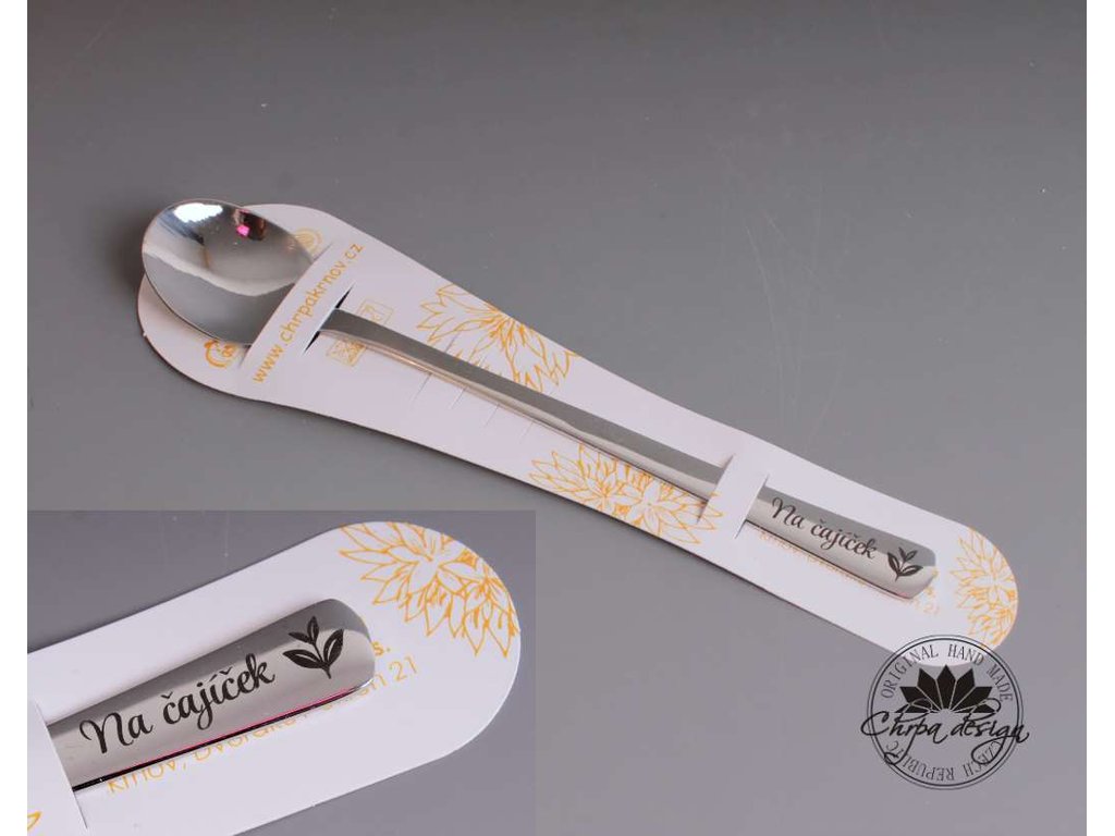 Nerezová lžička 17 cm - Na čajíček