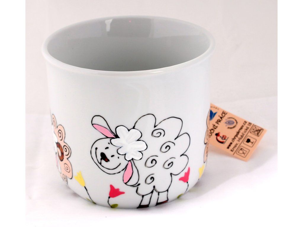 Porcelánový hrnek 0,6 l motiv Ovečka